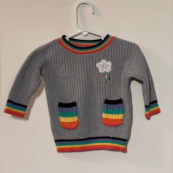 💜Host Pick!💜 Rainbow Baby Sweater by Next - Picture 7 of 7